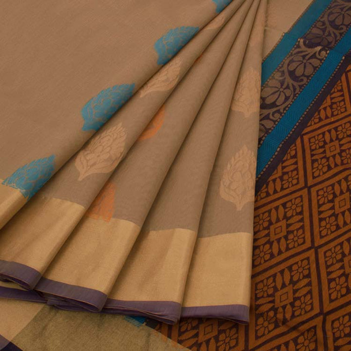 Handloom Kanchi Silk Cotton Saree 10040052
