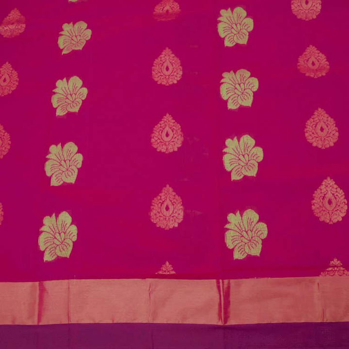 Handloom Kanchi Silk Cotton Saree 10040073