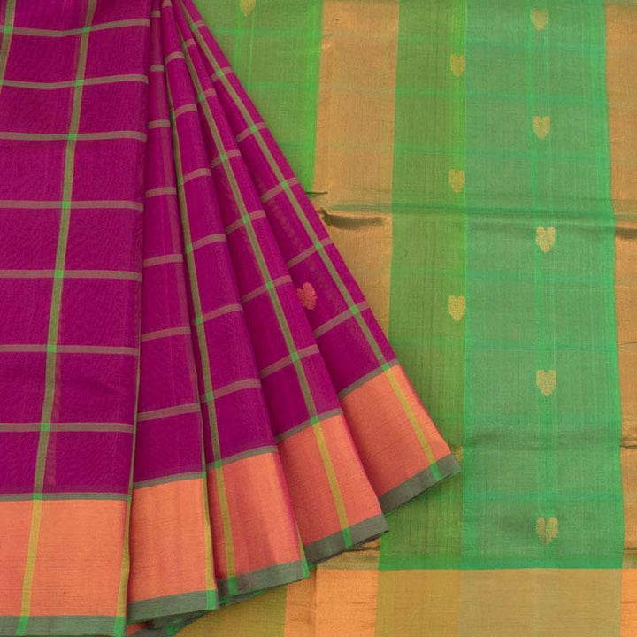 Handloom Kanchi Silk Cotton Saree 10044056