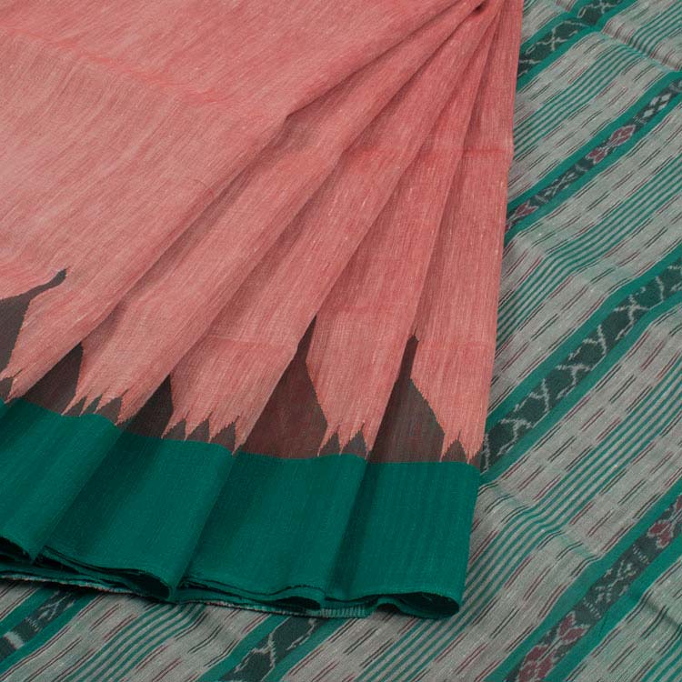 Handloom Odisha Linen Cotton Saree 10038965