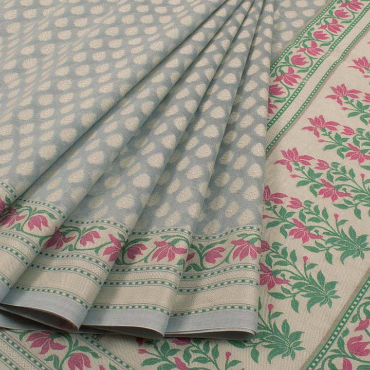Handloom Banarasi Silk Cotton Saree 10037995