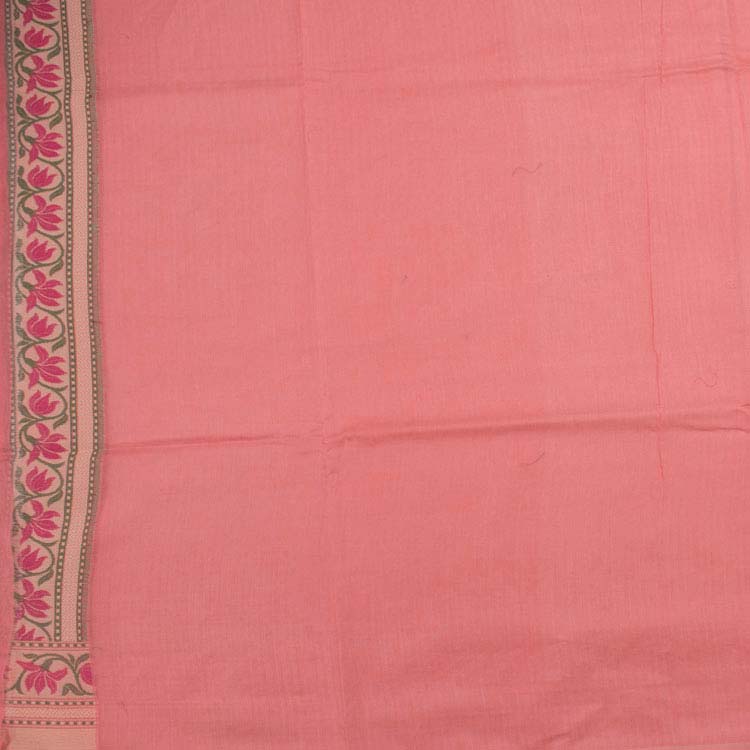 Handloom Banarasi Katrua Silk Cotton Saree 10038001