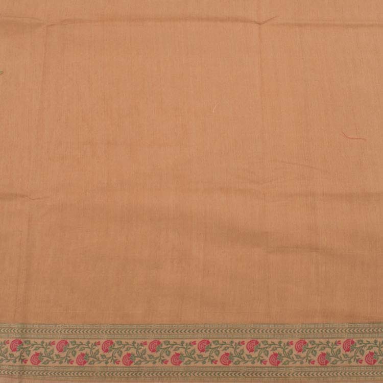 Handloom Banarasi Katrua Silk Cotton Saree 10038009