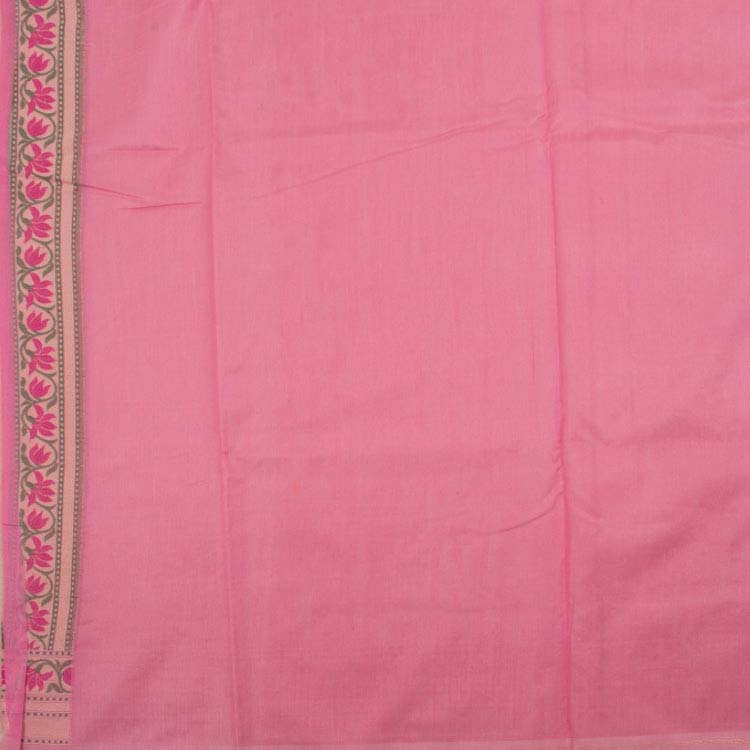 Handloom Banarasi Katrua Silk Cotton Saree 10038023