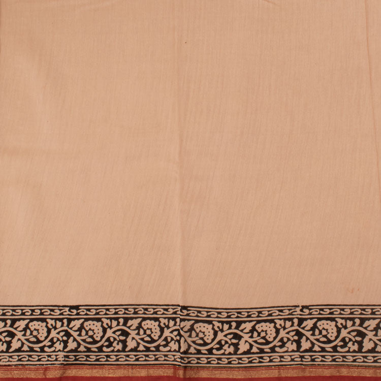 Bagru Printed,Printed Silk Cotton Saree 10038369