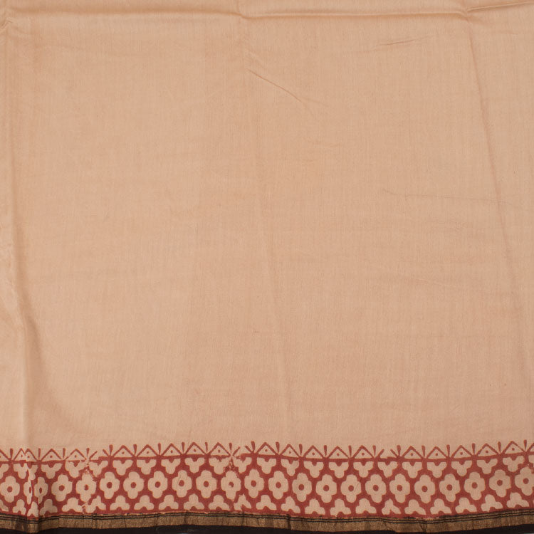 Bagru Printed,Printed Silk Cotton Saree 10038370