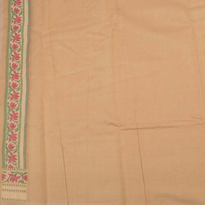 Handloom Banarasi Katrua Silk Cotton Saree 10040120