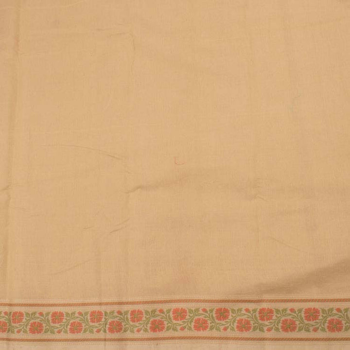 Handloom Banarasi Katrua Silk Cotton Saree 10040123