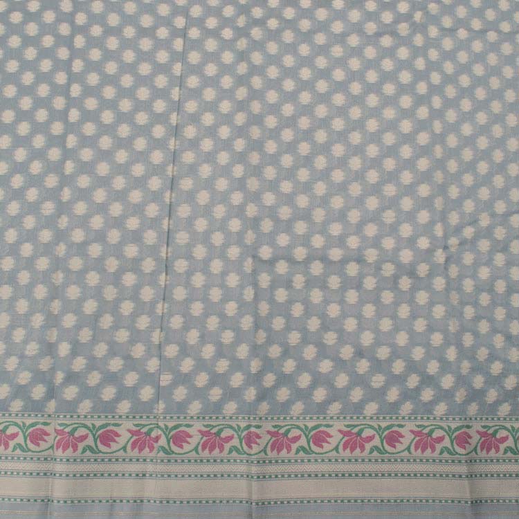 Handloom Banarasi Katrua Silk Cotton Saree 10040125
