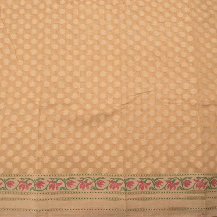 Handloom Banarasi Katrua Silk Cotton Saree 10040144