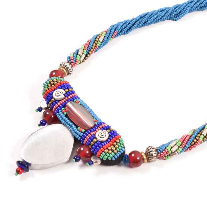 Handcrafted Ethnic Necklace 10010669