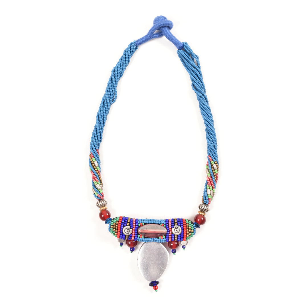 Handcrafted Ethnic Necklace 10010669