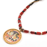 Handcrafted Ethnic Necklace with Vishnu Pendant 10017241