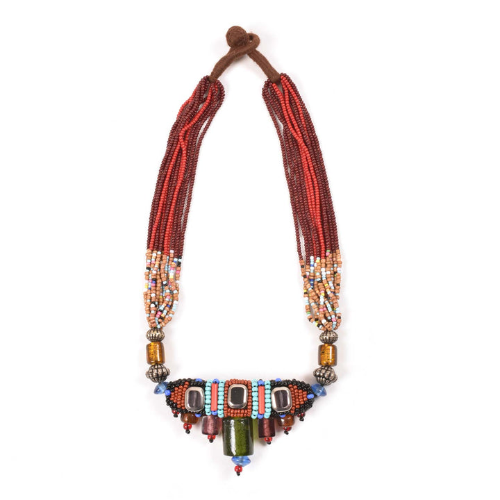 Handcrafted Ethnic Necklace 10030988