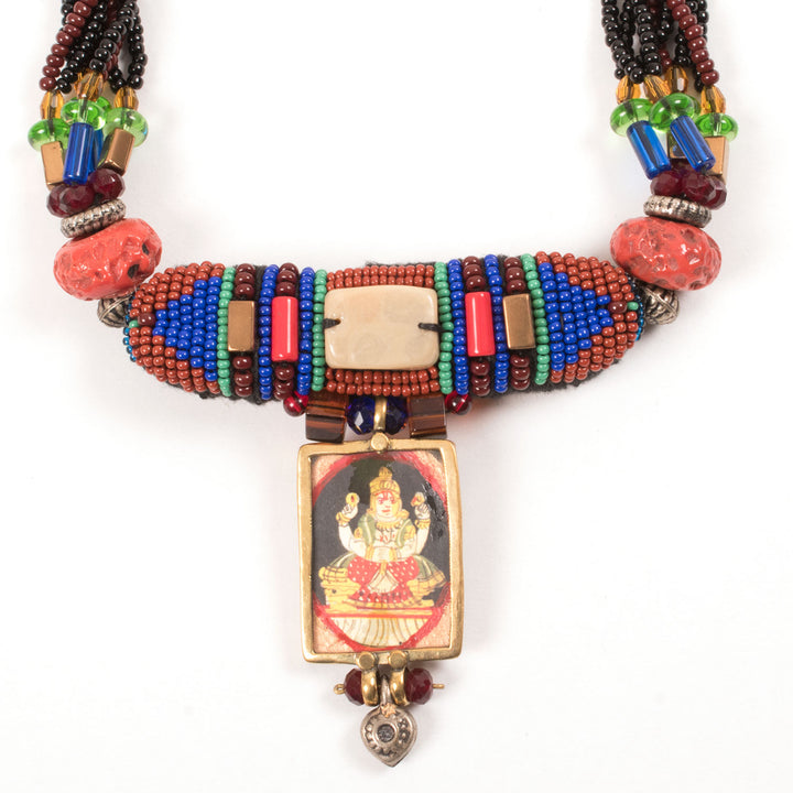 Handcrafted Ethnic Necklace 10030989