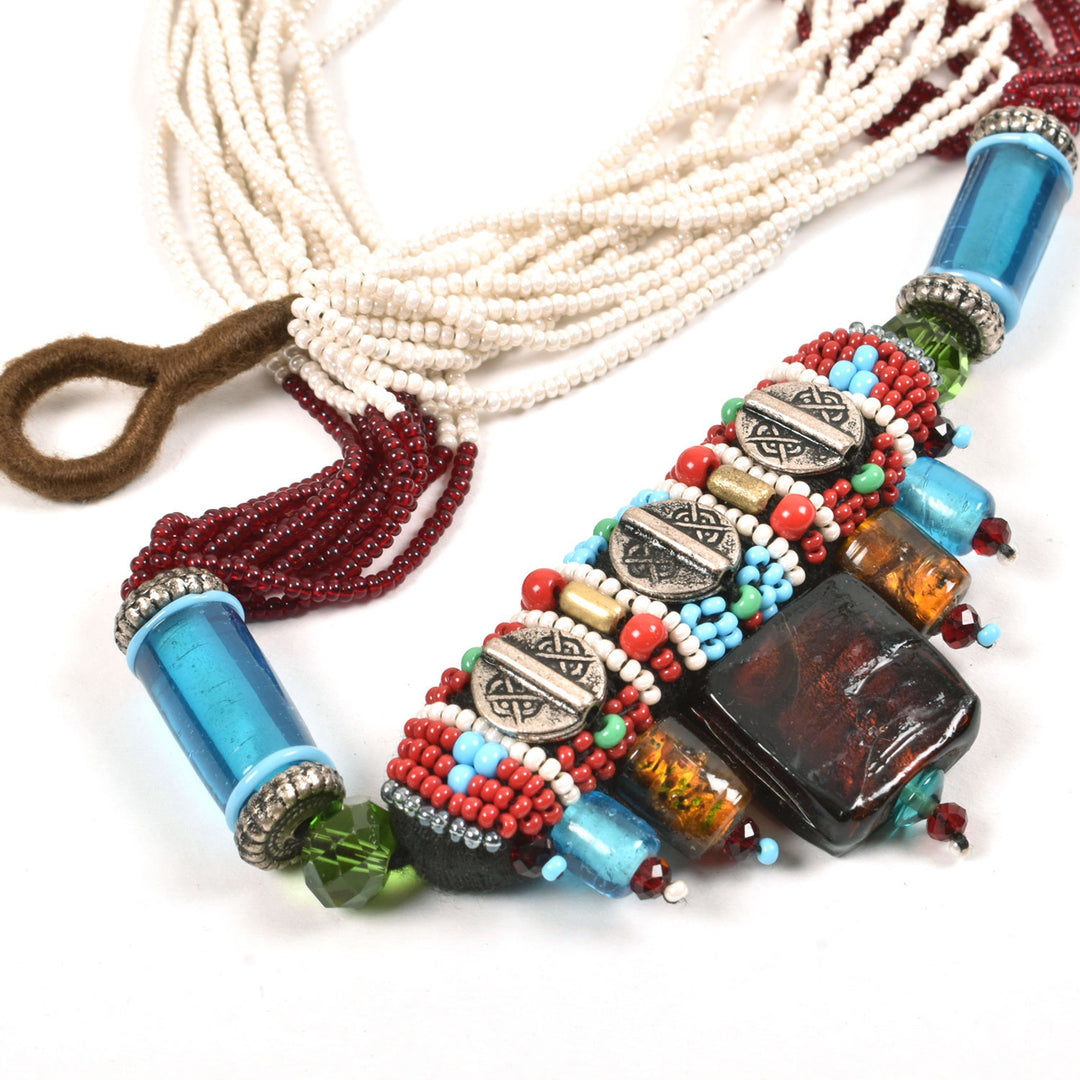 Handcrafted Ethnic Necklace 10030990
