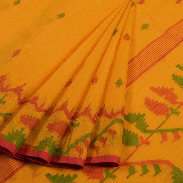 Handloom Bengal Jamdani Cotton Saree 10048141