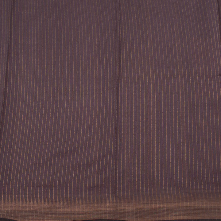 Hand Block Printed Tussar Cotton Saree 10052048