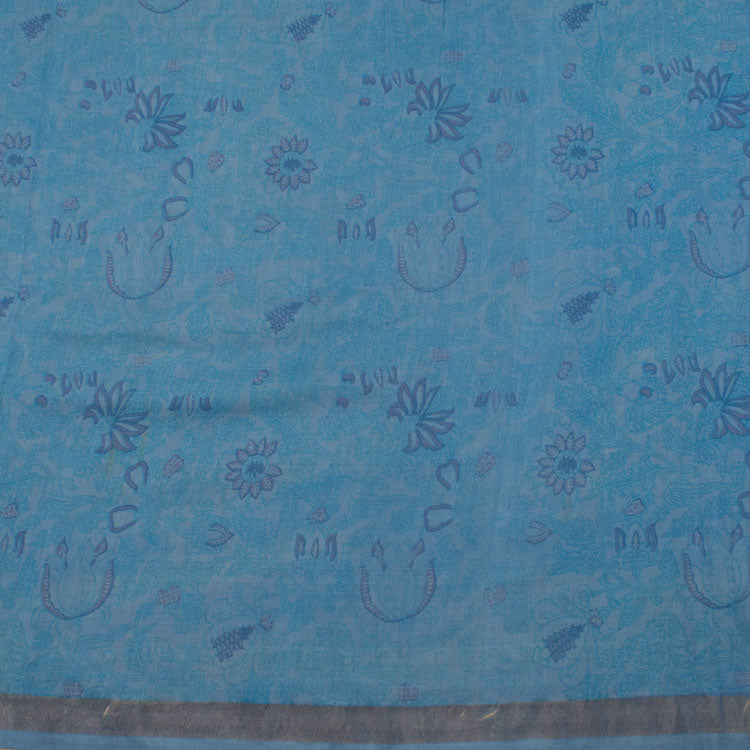 Hand Block Printed Silk Cotton Saree 10052067