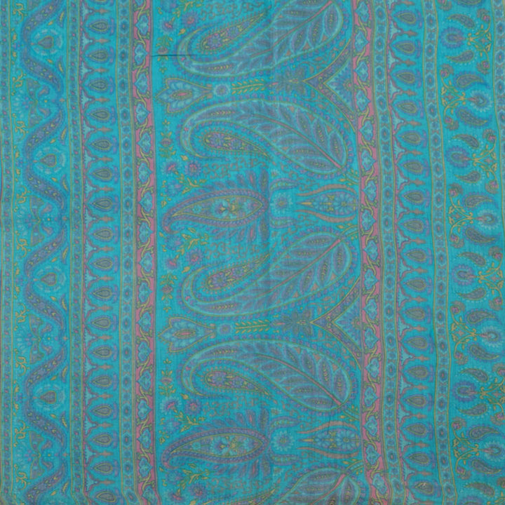 Hand Block Printed Silk Cotton Saree 10052068