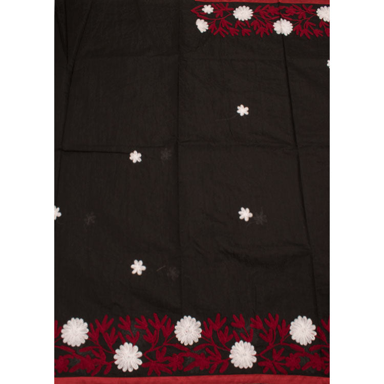 Embroidered Chanderi Silk Cotton Saree 10046335