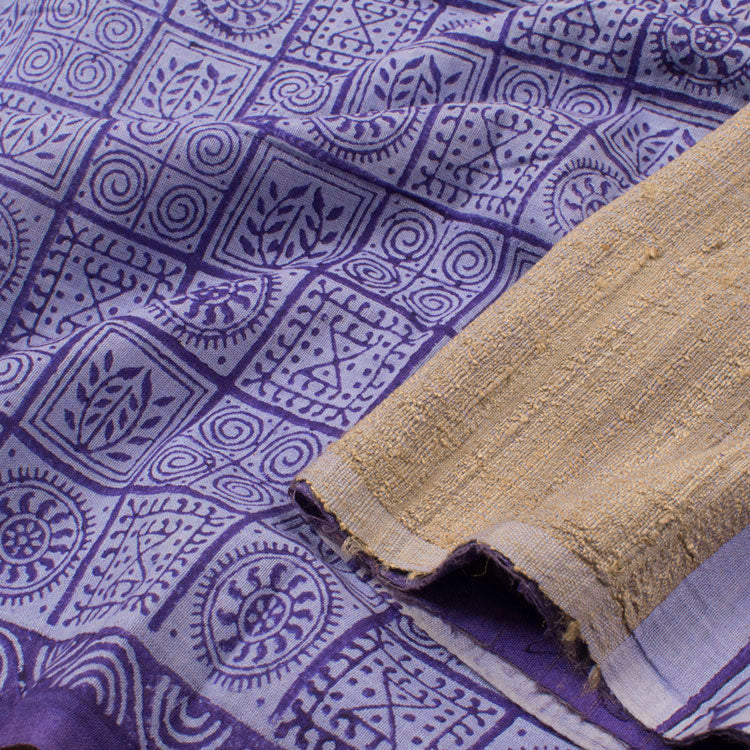 Hand Block Printed Cotton Saree 10052614