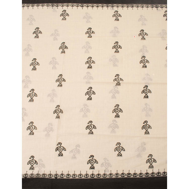 Hand Block Printed Cotton Saree 10052652