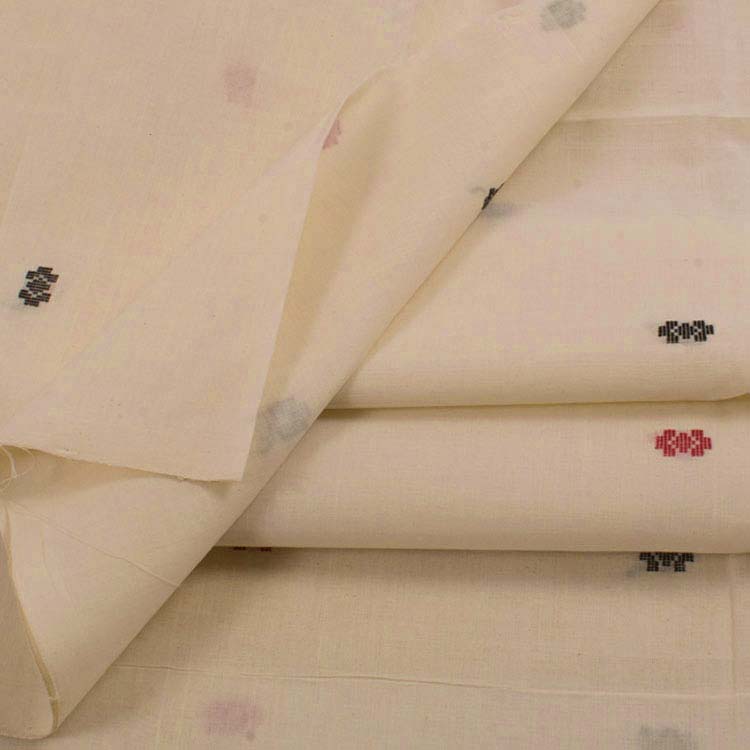 Handloom Jamdani Khadi Cotton Kurta Material 10046513