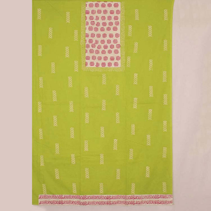 Hand Block Printed Cotton Salwar Suit Material 10048093