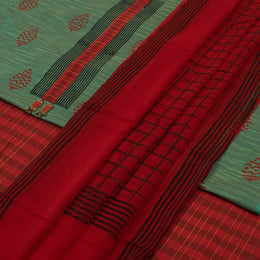 Hand Block Printed Cotton Salwar Suit Material 10048097