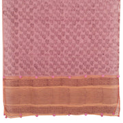 Hand Block Printed Tussar Silk Salwar Suit Material 10052738