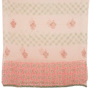 Hand Block Printed Tussar Silk Salwar Suit Material 10052744