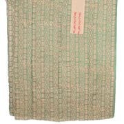 Hand Block Printed Tussar Silk Salwar Suit Material 10052744