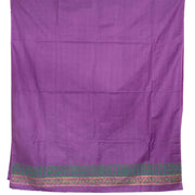 Hand Block Printed Embroidered Tussar Silk Salwar Suit Material 10052755