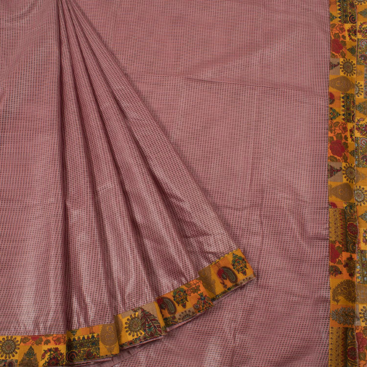 Tussar Net Silk Saree with Contrast Printed Blouse 10053044