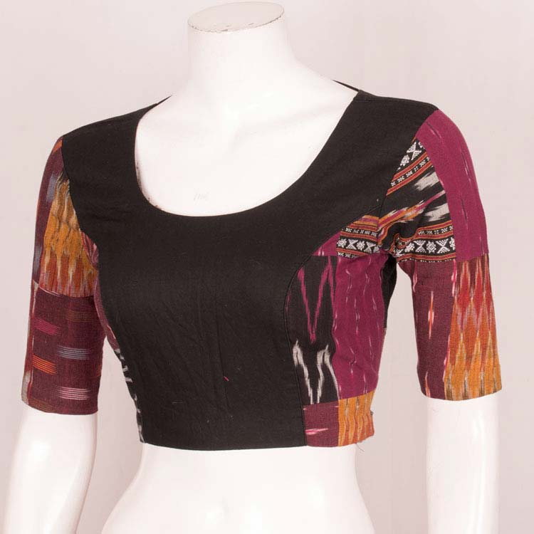 Handcrafted Ikat Cotton Blouse 10043761