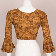 Brown Hand Block Printed Cotton Blouse 10048216