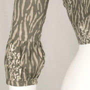 Grey Dabu Printed Cotton Blouse 10048893