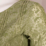 Green Printed Chanderi Cotton Blouse 10048903