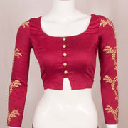 Pini Resham Dori Embroidered Silk Cotton Blouse 10048909