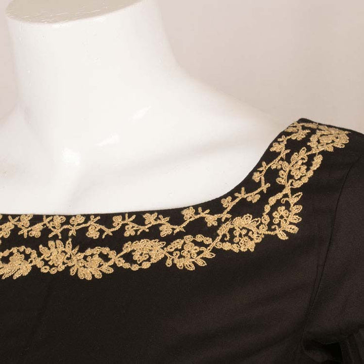 Dori Embroidered Silk Cotton Blouse 10048912