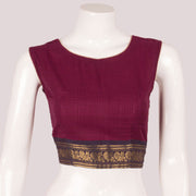 Win Red Mangalgiri Cotton Blouse 10051707