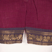 Win Red Mangalgiri Cotton Blouse 10051707