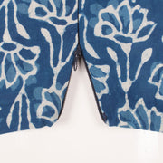 Indigo Blue Dabu Printed Cotton Blouse 10052591