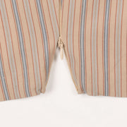 Striped Design Sleeveless Cotton Blouse 10052598