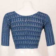 Indi Blue Dabu Printed Cotton Blouse 10052600