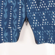 Indi Blue Dabu Printed Cotton Blouse 10052600