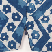 Indigo Blue Dabu Printed Cotton Blouse 10052608