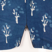 Indigo Blue Dabu Printed Cotton Blouse 10052611