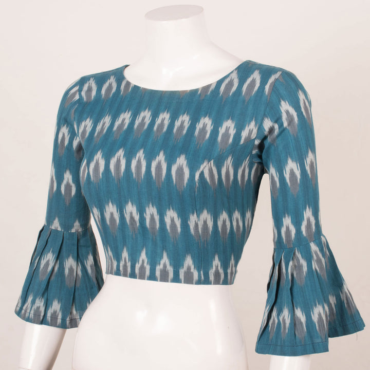 Handcrafted Ikat Cotton Blouse 10053554